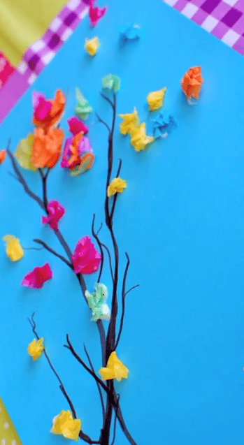 Tissue Paper Crafts for Spring - Arts to Crafts